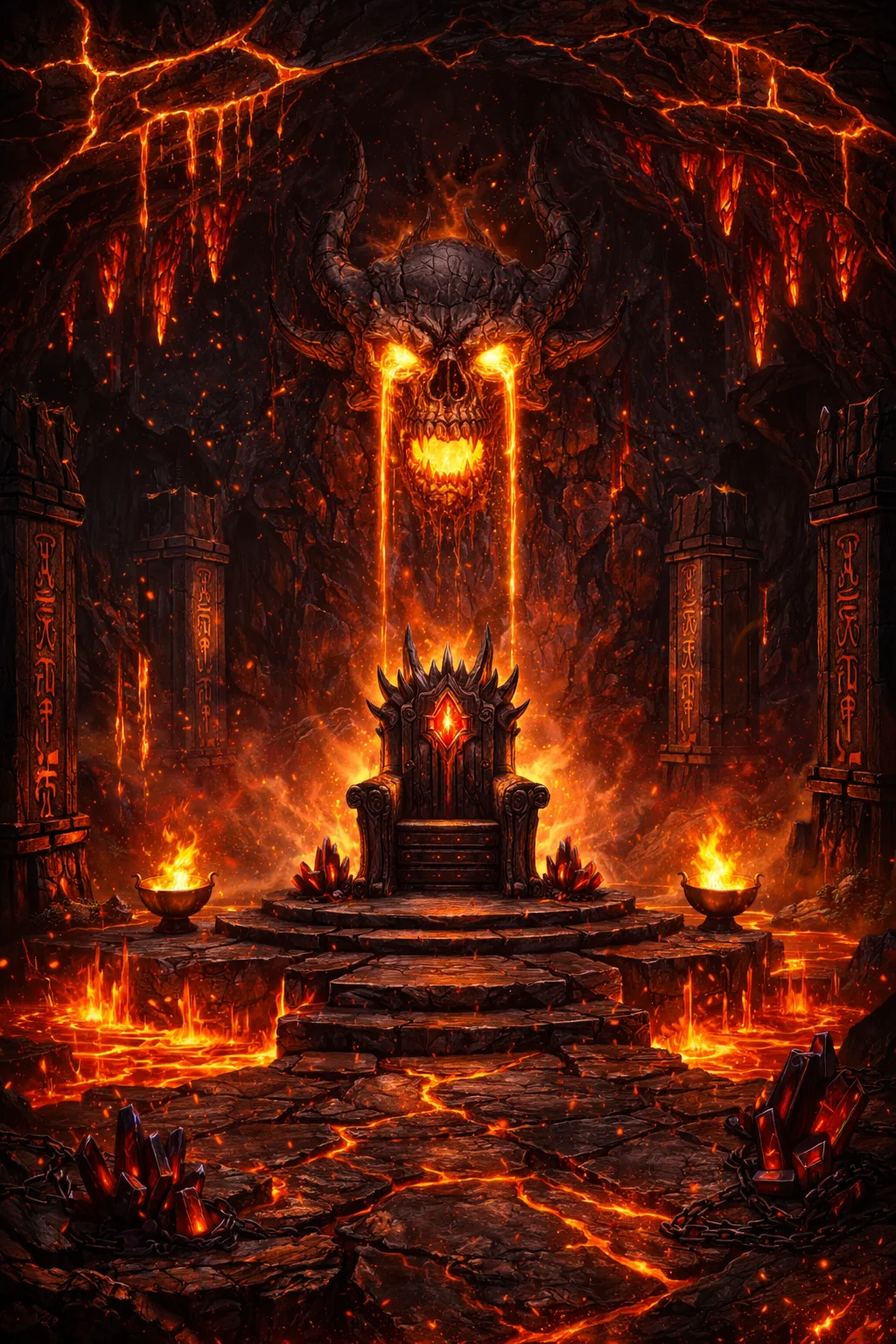 Quick Ludo in the Lava Kingdom themed world